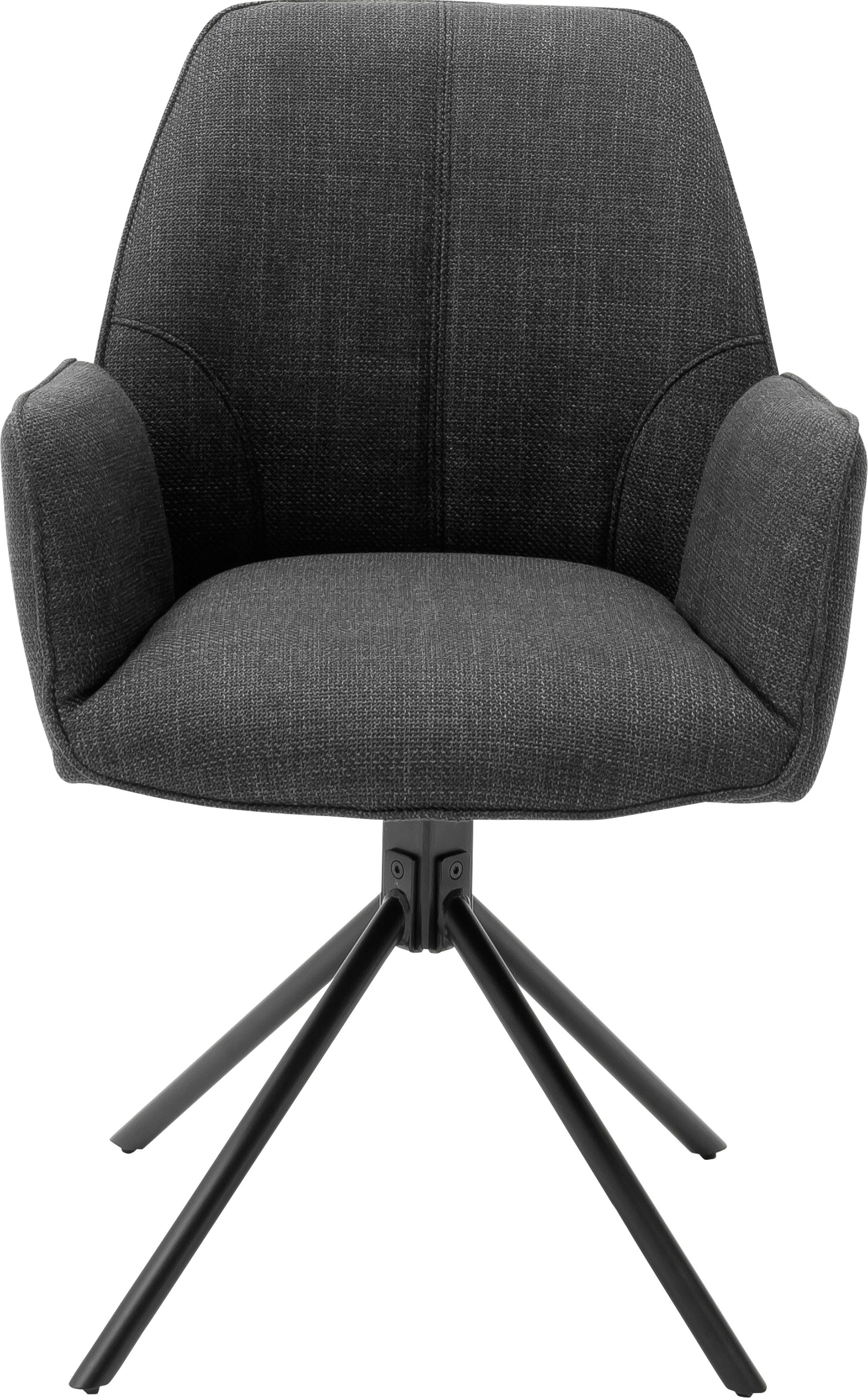 MCA furniture 4-Fußstuhl Pemba (Set, 2 St), 2er-Set, 180°drehabr mit Nivellierung, Stuhl belastbar bis 120 kg