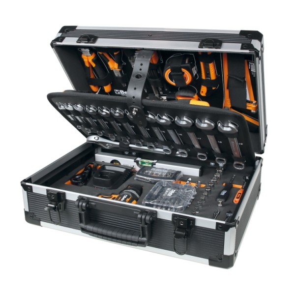 Бета 020566022 BW 2056E 12V акумулаторска бушилица 12V + сет алата од 146 делова