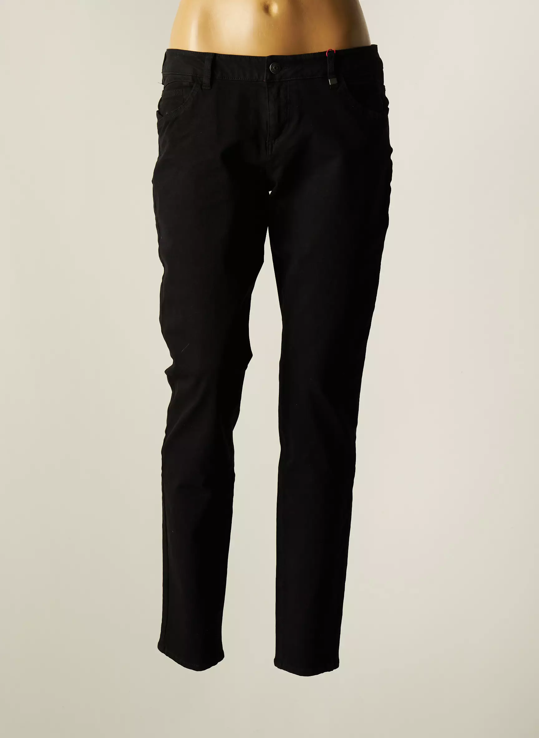 S Oliver Pantalons Slim Femme couleur noir