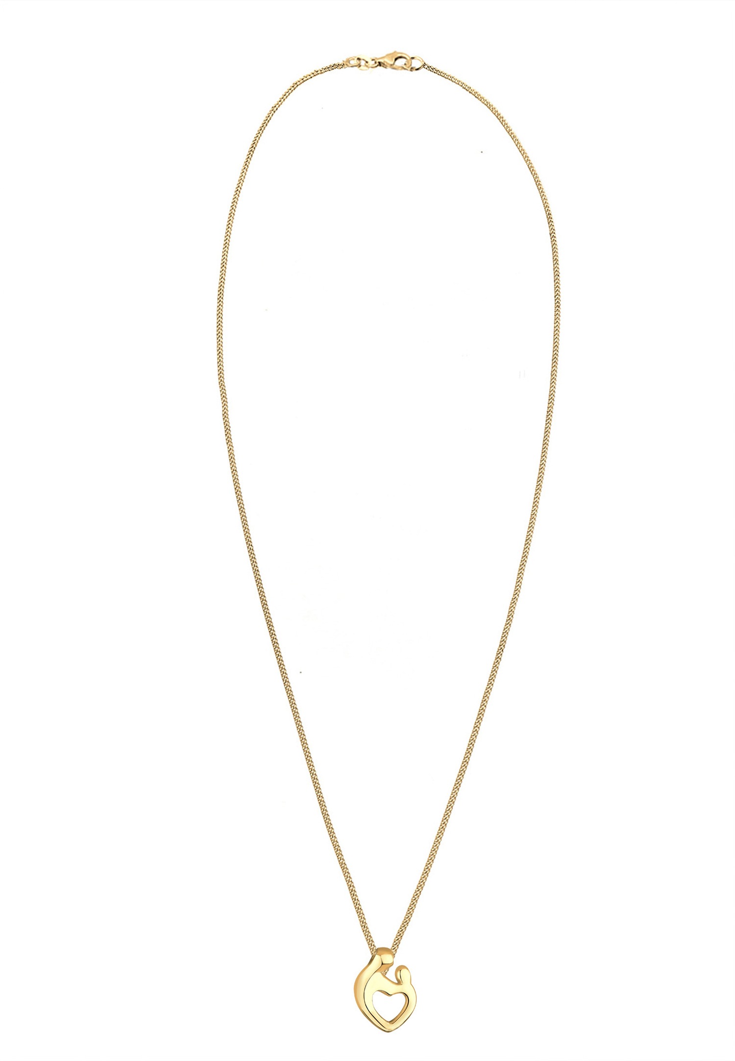 Naszyjnik Elli Women's Mother Child Heart Connection wykonany ze srebra próby 925