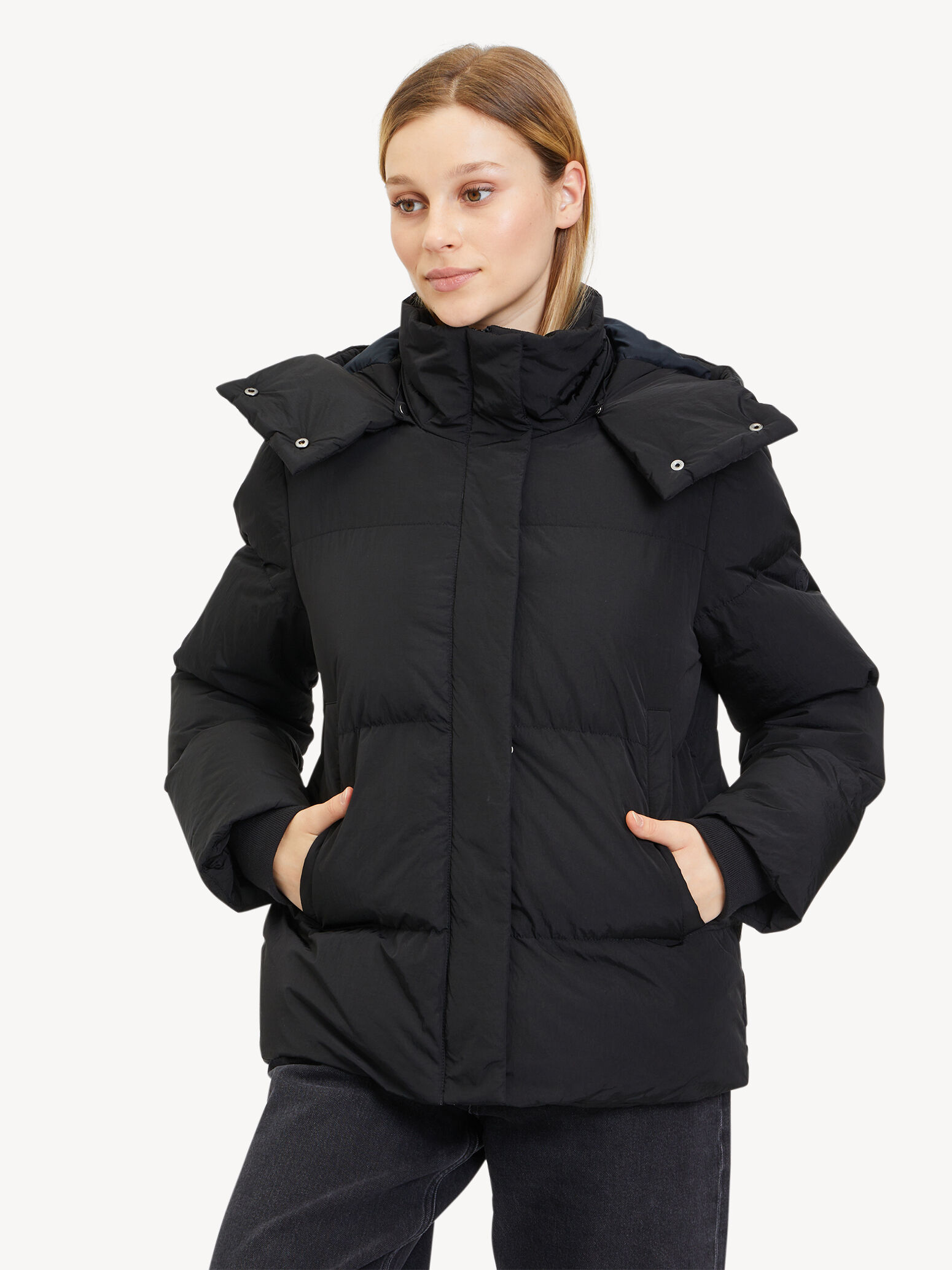 Veste d'hiver - noir doublure chaude