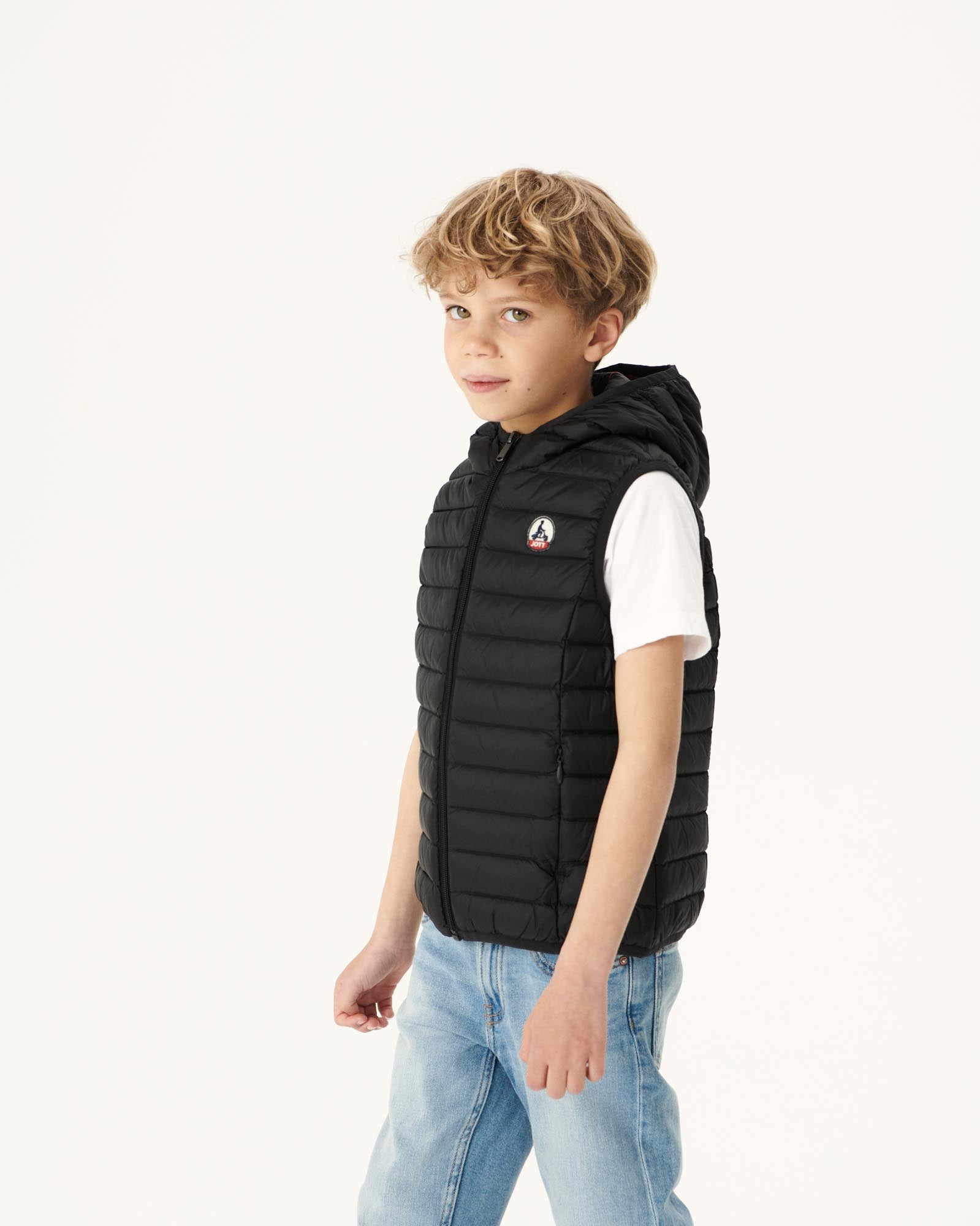 Doudoune sans manches enfant Noir Djam