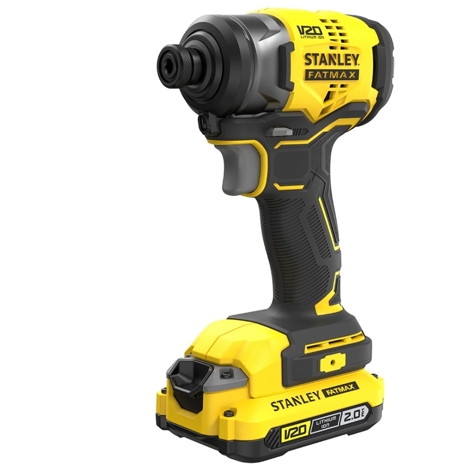 Stanley SFMCF810D2K FATMAX® V20 iskuruuvinväännin, harjaton 18 V, 2,0 Ah, litiumioniakku
