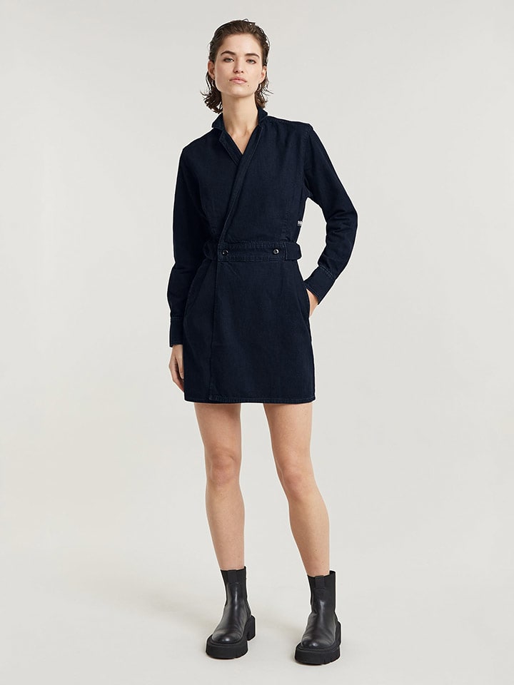 G-Star Kleid in Dunkelblau günstig kaufen