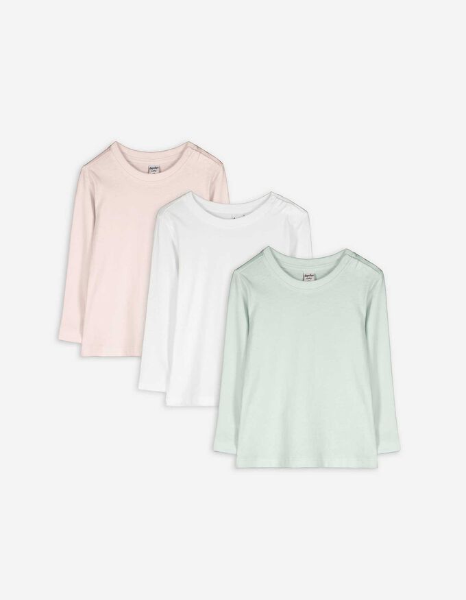 Langarmshirt - 3er-Pack