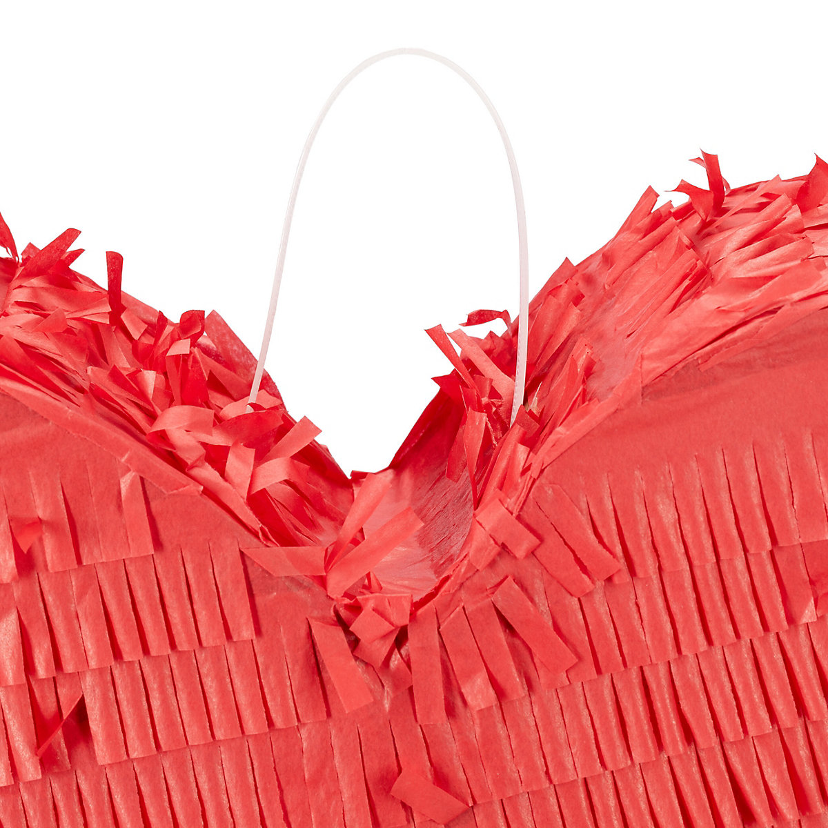 Rote Pinata in Herz-Form