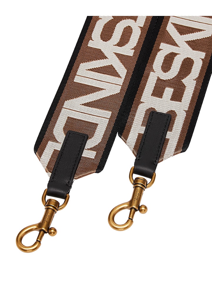 LIEBESKIND BERLIN Umhängeriemen in Braun/ Weiß - (L)110 cm günstig kaufen onesize