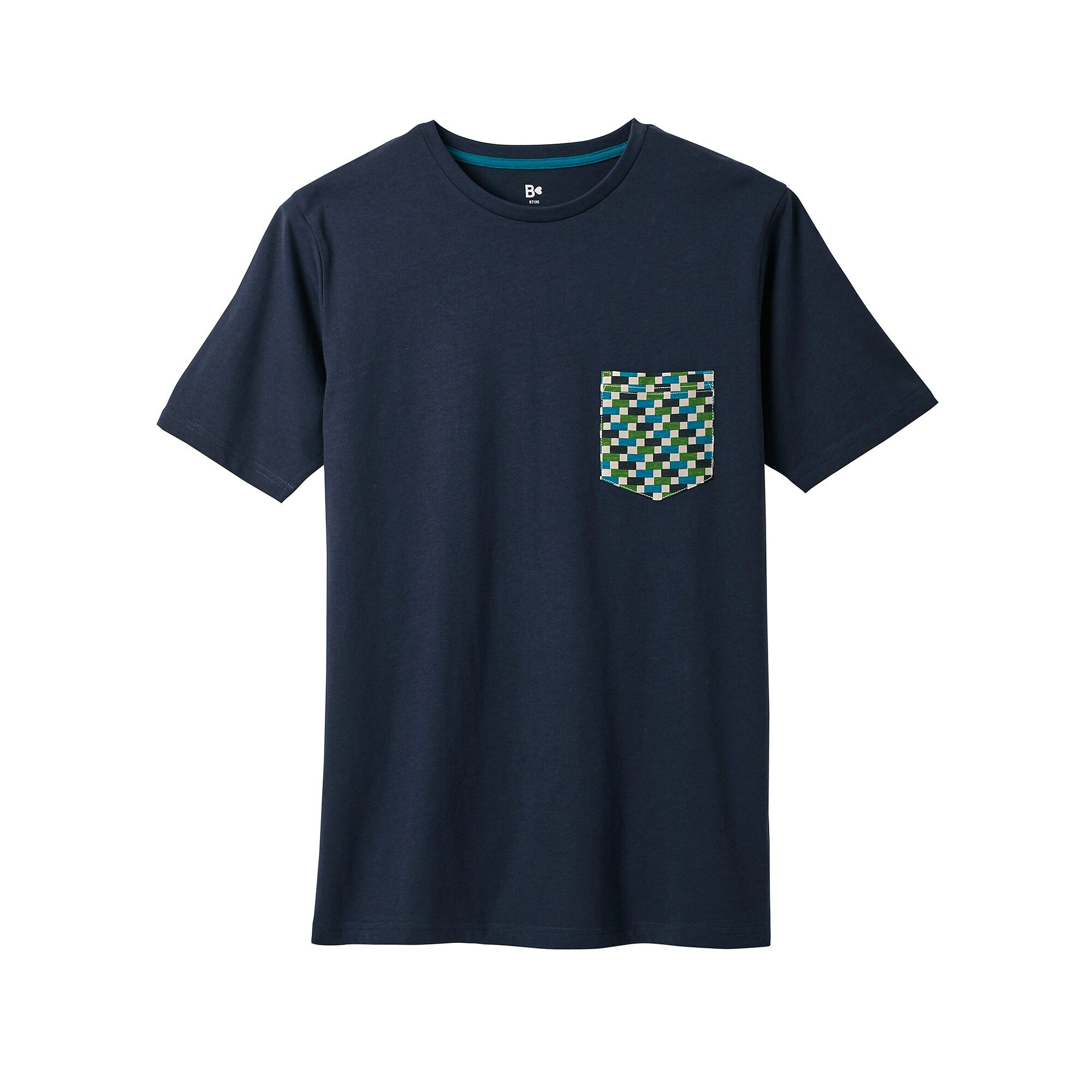 Tee-shirt pyjama manches courtes marine