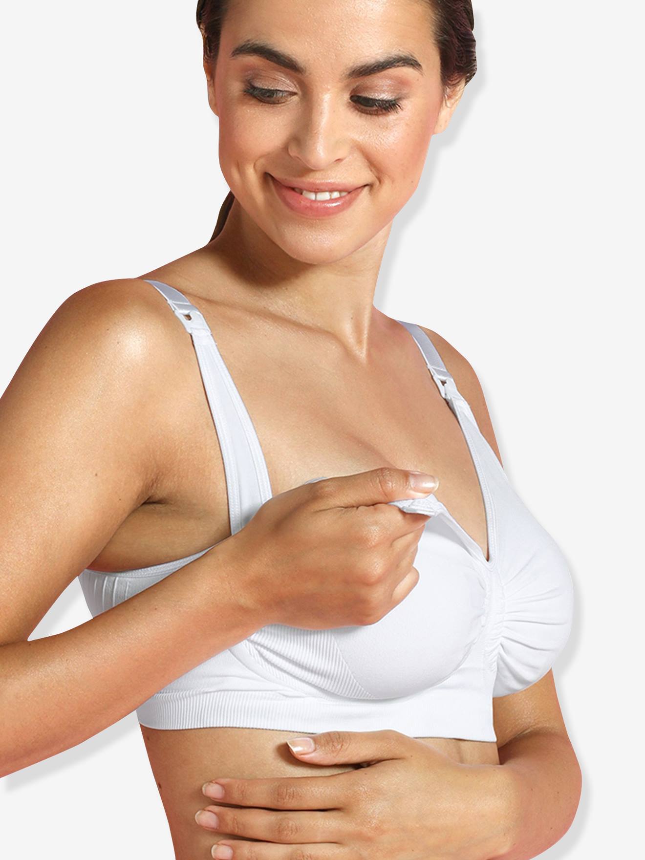 Soutien-gorge grossesse et allaitement sans coutures Carri-gel® CARRIWELL noir
