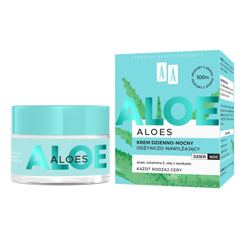 AA Aloe vera nærende og fugtgivende ansigtscreme til dag og nat
