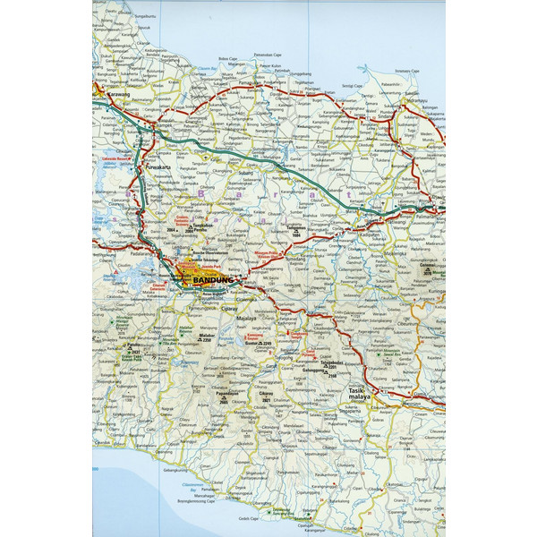 Reise Know-How Landkarte Java (1:650.000) - Indonesien 2 - Straßenkarte
