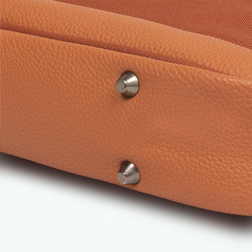 Turin camel laptop bag