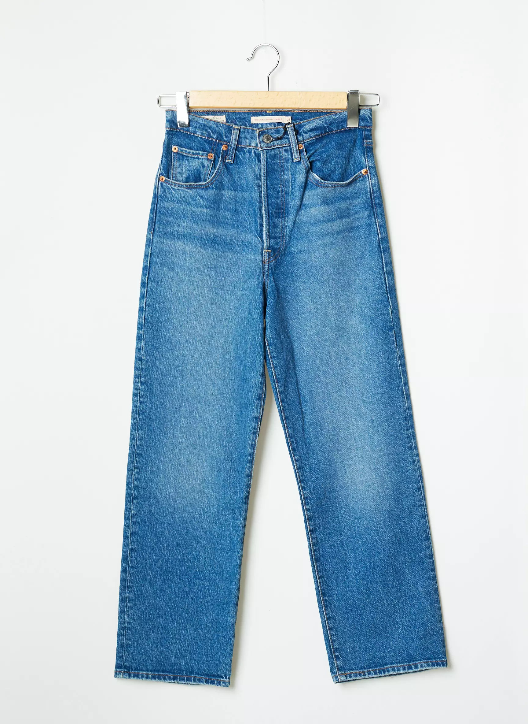Levis Jeans Coupe Droite Femme couleur bleu