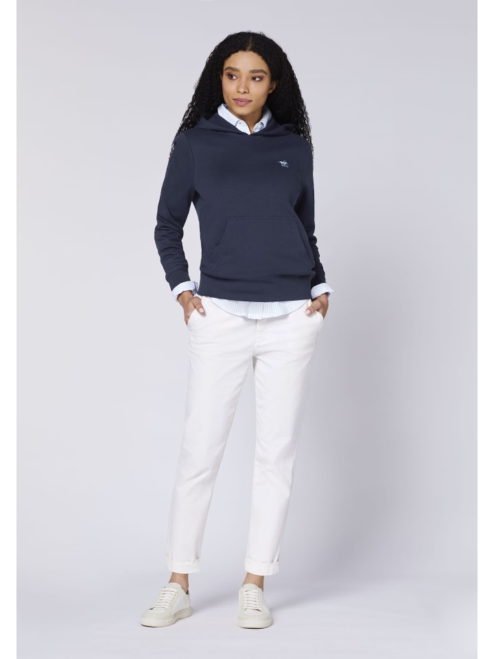 Polo Sylt Kapuzenpullover in Blau günstig kaufen
