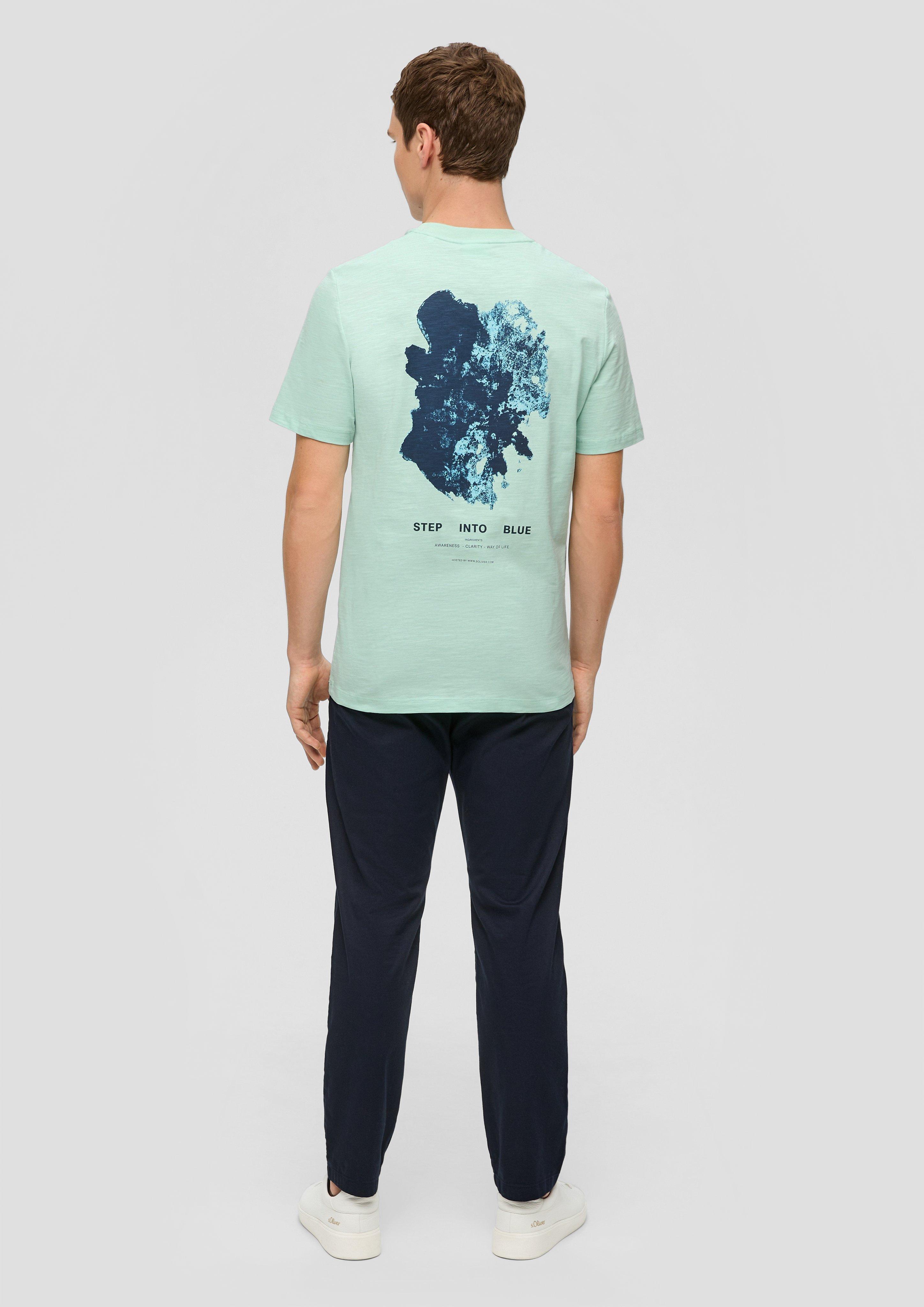 T-Shirt mit Rundhalsausschnitt  2143918-65D3