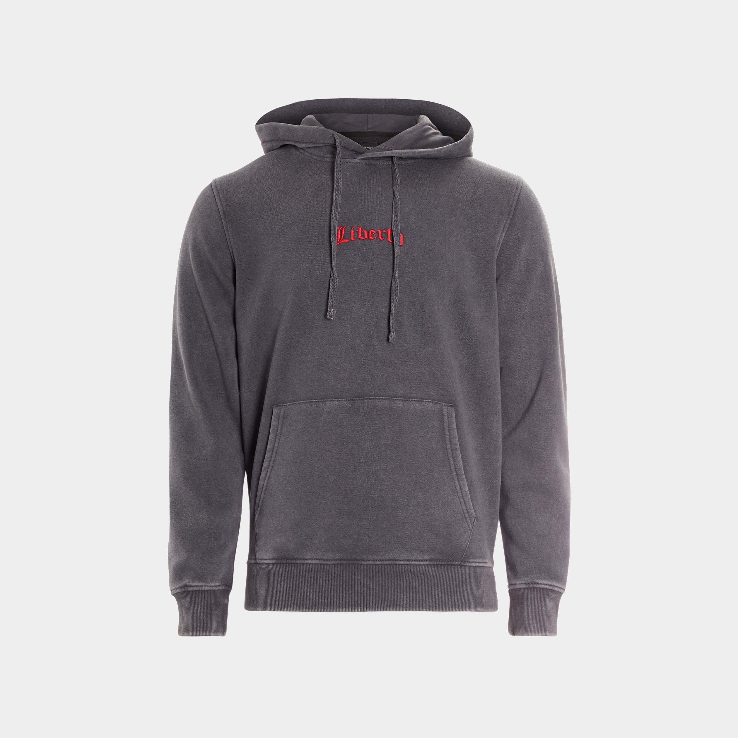 Sweat à capuche hoodie Liberto gris homme | La Halle