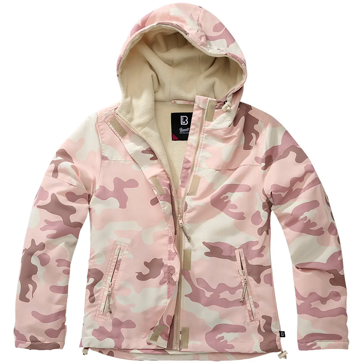 Ladies Windbreaker Frontzip candy-camo