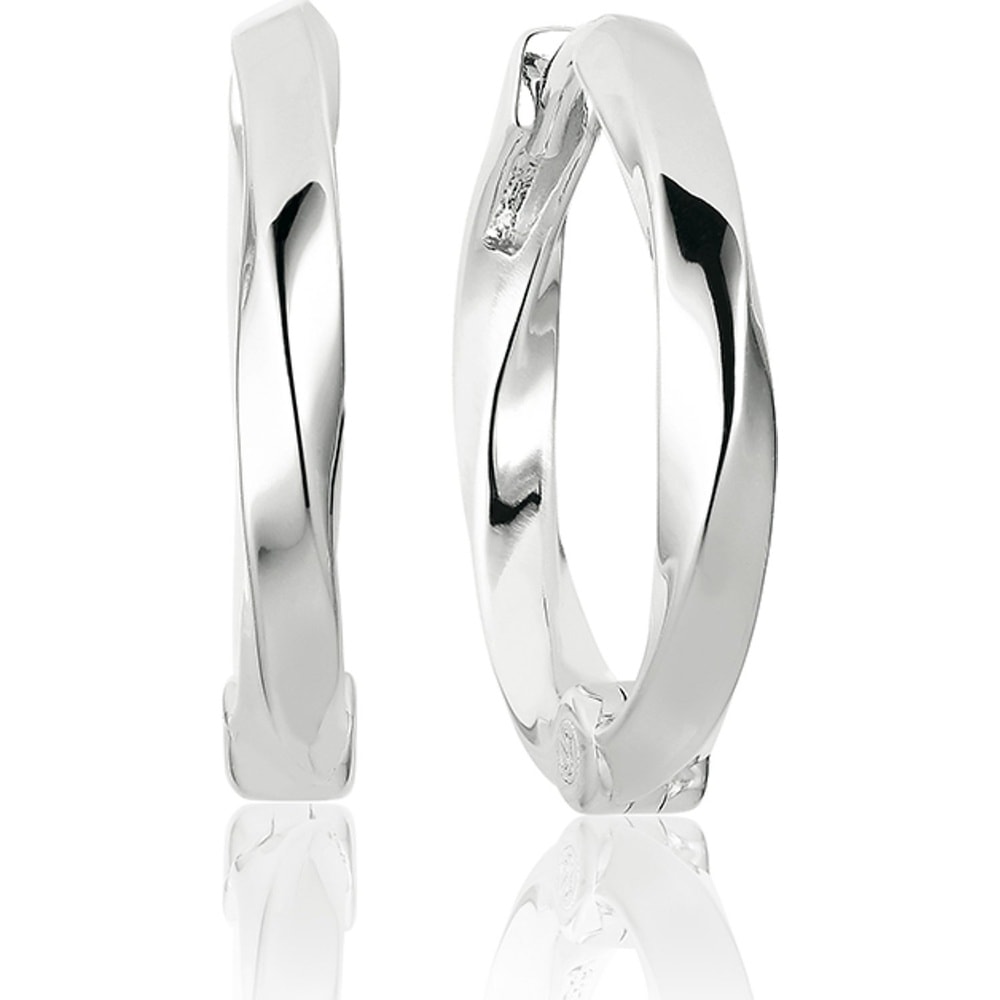 Sif Jakobs Jewellery Créoles 925 Argent Boucles d'oreilles