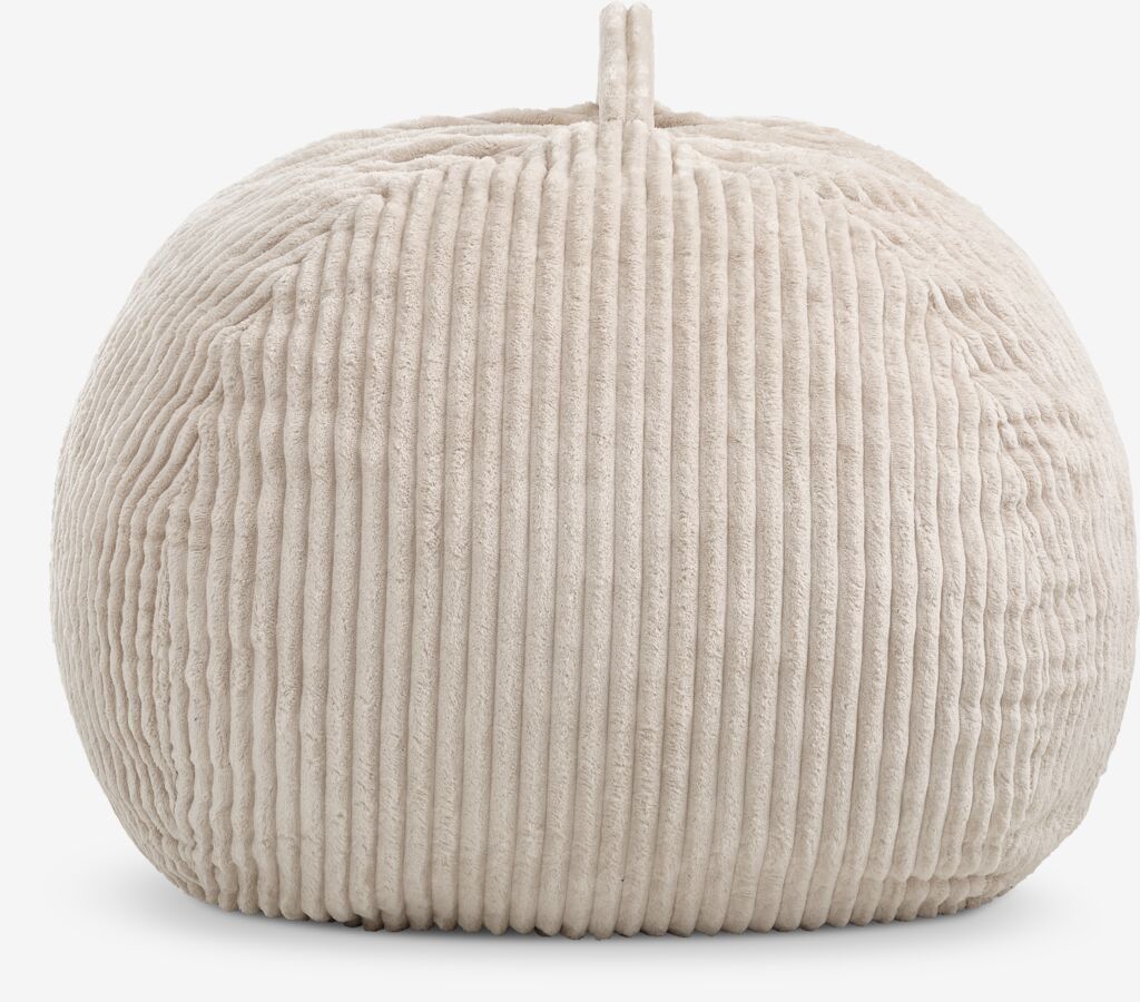 FOULUM Krzesło Beanbag FOULUM 109x64x109 beżowy sztruks