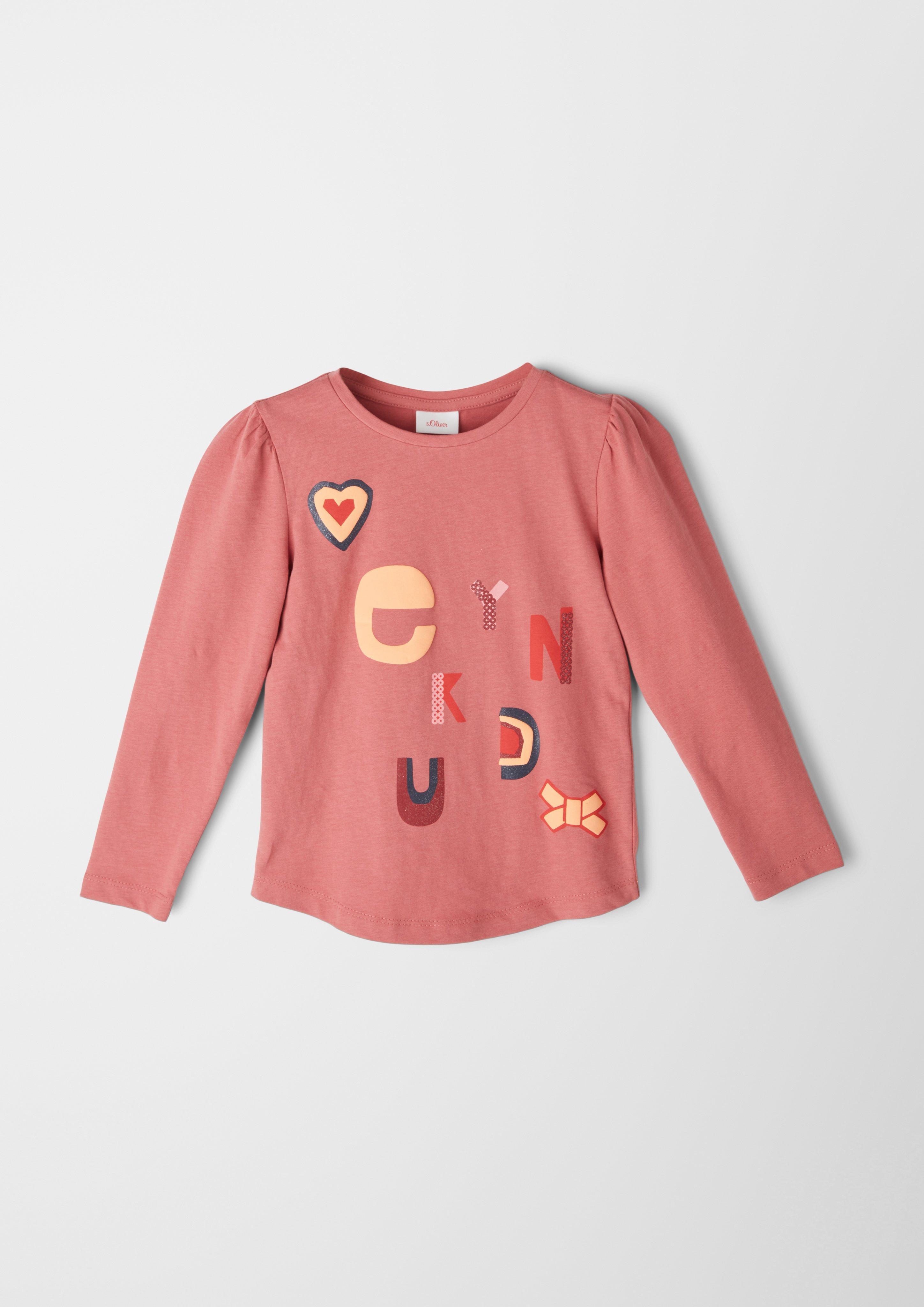 Longsleeve mit gummiertem Frontprint  2119274-3848