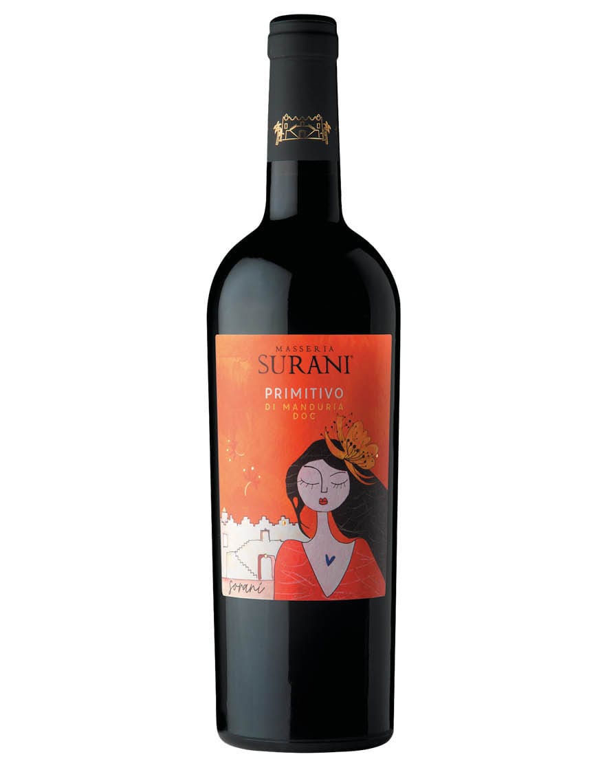 Primitivo di Manduria DOC Suranì 2020 Masseria Surani 0,75 ℓ