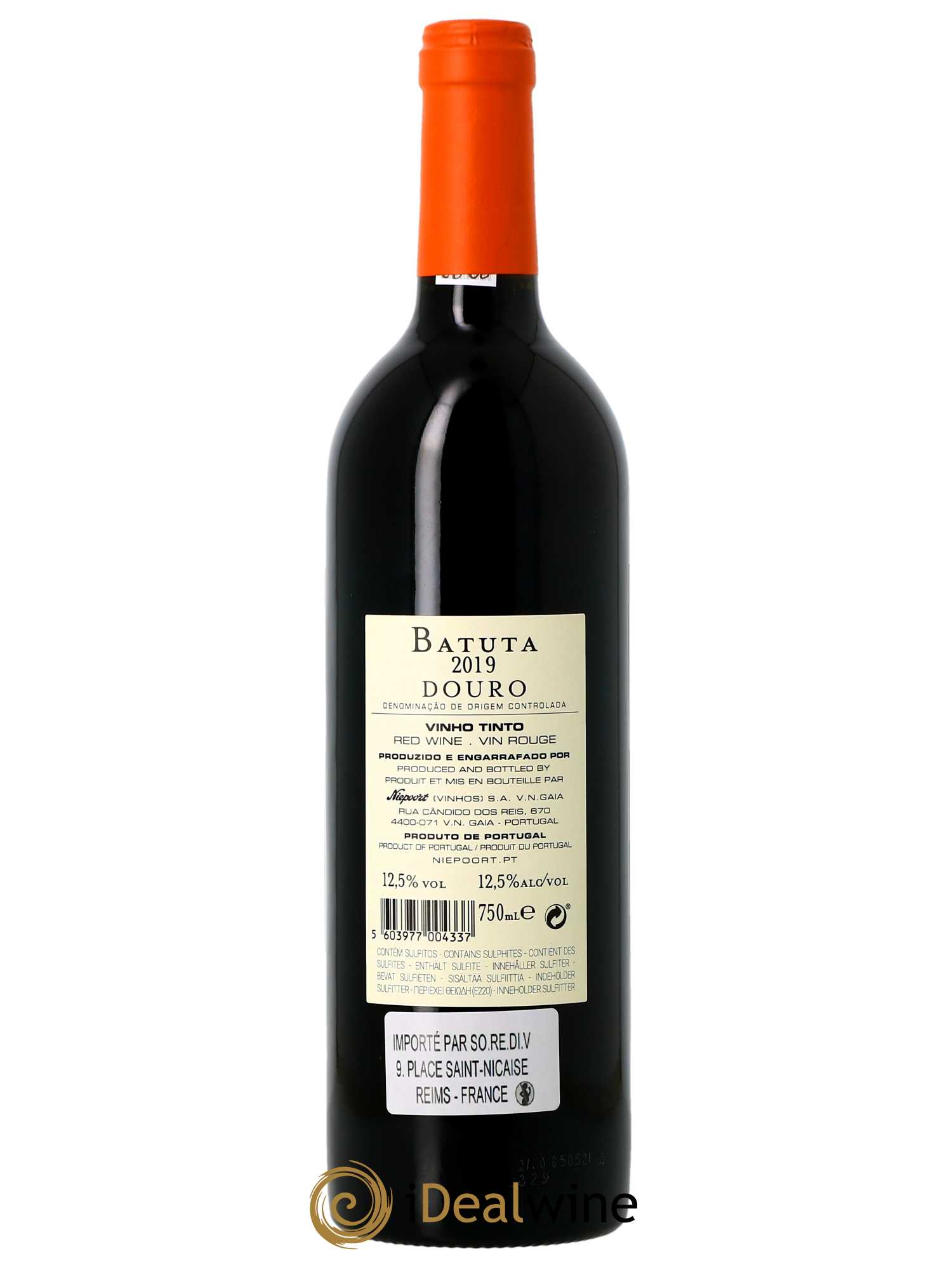 Douro Batuta Niepoort (CBO à partir de 6 BTS) 2019 - Lot de 1 Bouteille