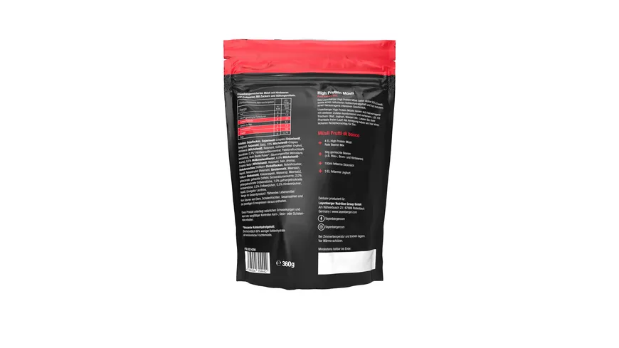 Layenberger High Protein Müsli Rote Beeren Mix 360 g