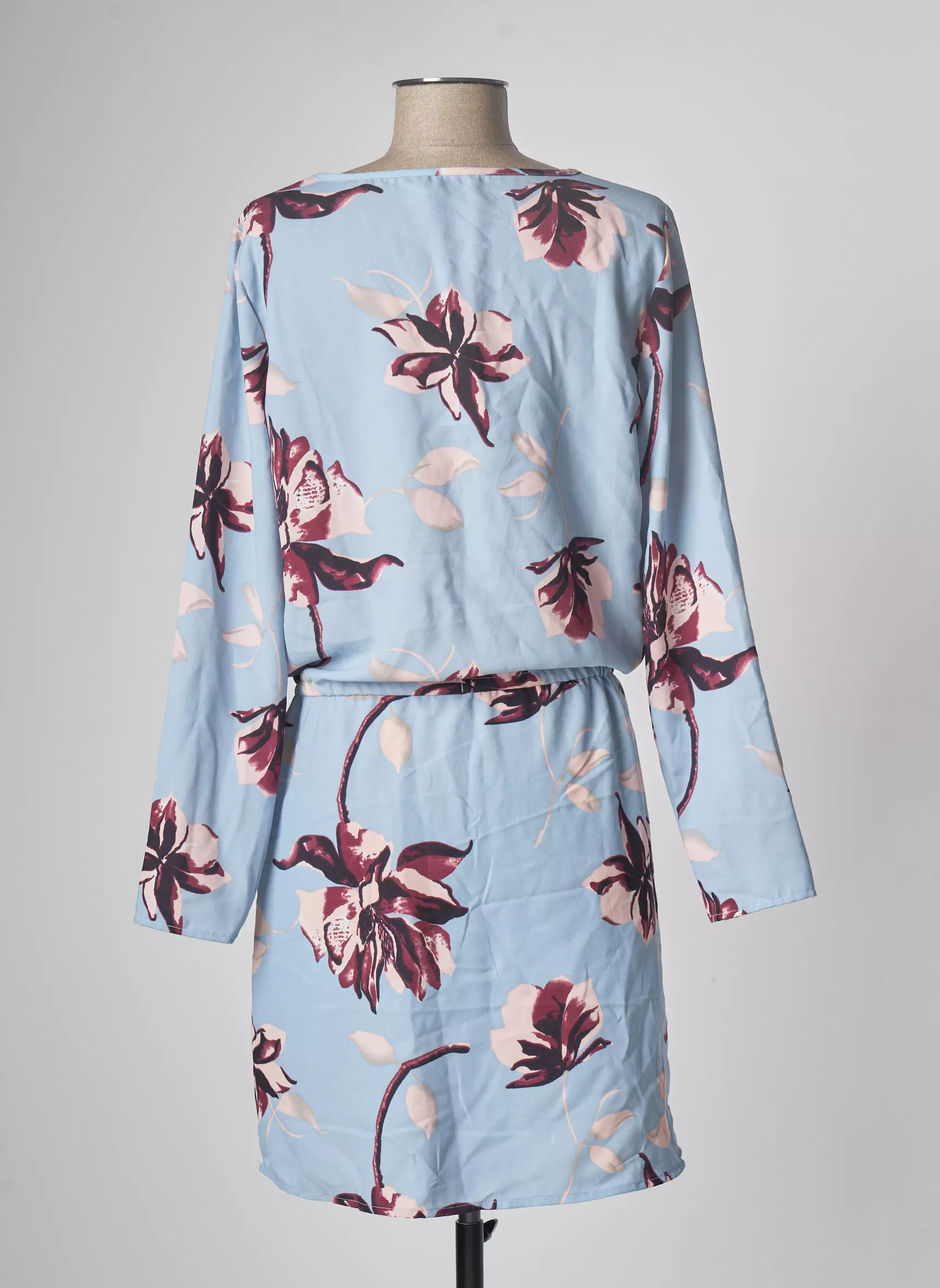 Only Robes Mi Longues Femme couleur bleu