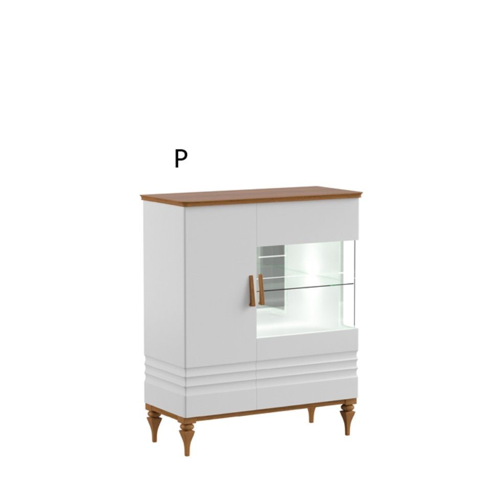 JVmoebel Barschrank Klassische Kommode Vitrine Kommoden Vitrinen Kommodenschrank