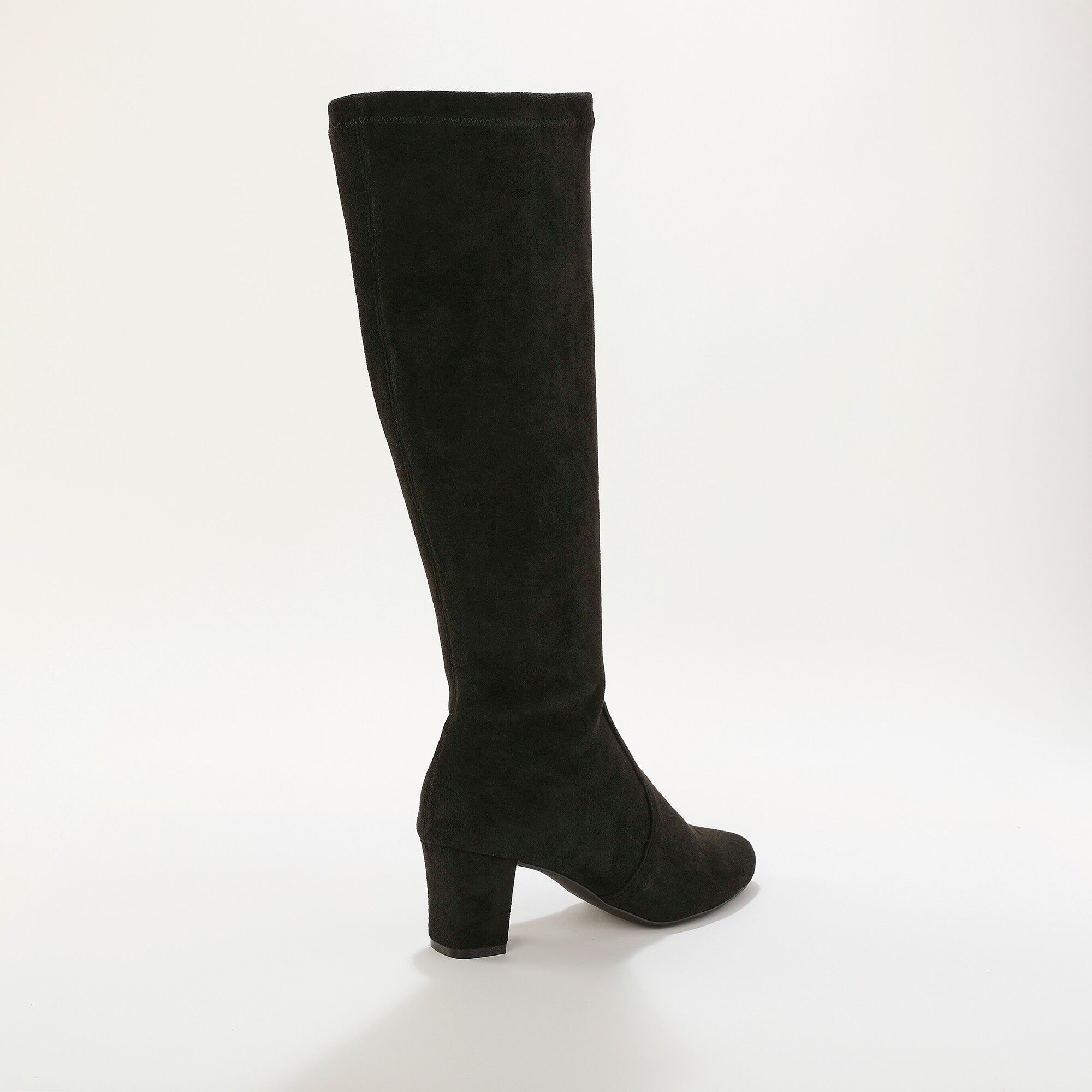 Bottes stretch à talon