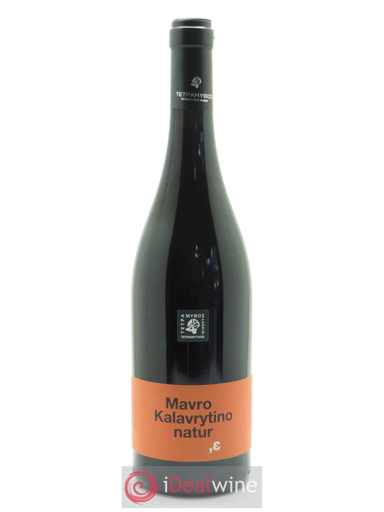 IGP Peloponèse Tetramythos Mavro Kalavrytino nature  2020 - Lot de 1 Bouteille
