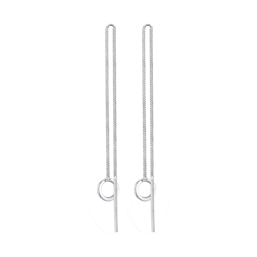 Elli Elli Boucles d'Oreilles Cercle pendentif Filigrane Boucles d'Oreilles Femme - (92 Boucles d'oreilles