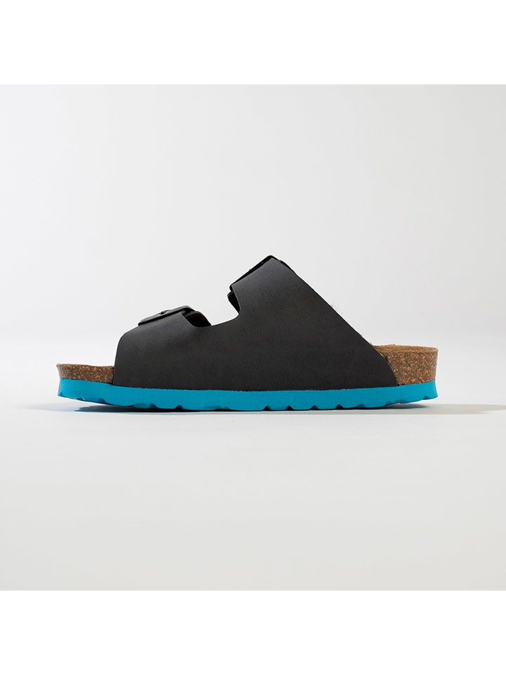 BACKSUN Pantoletten in Schwarz günstig kaufen