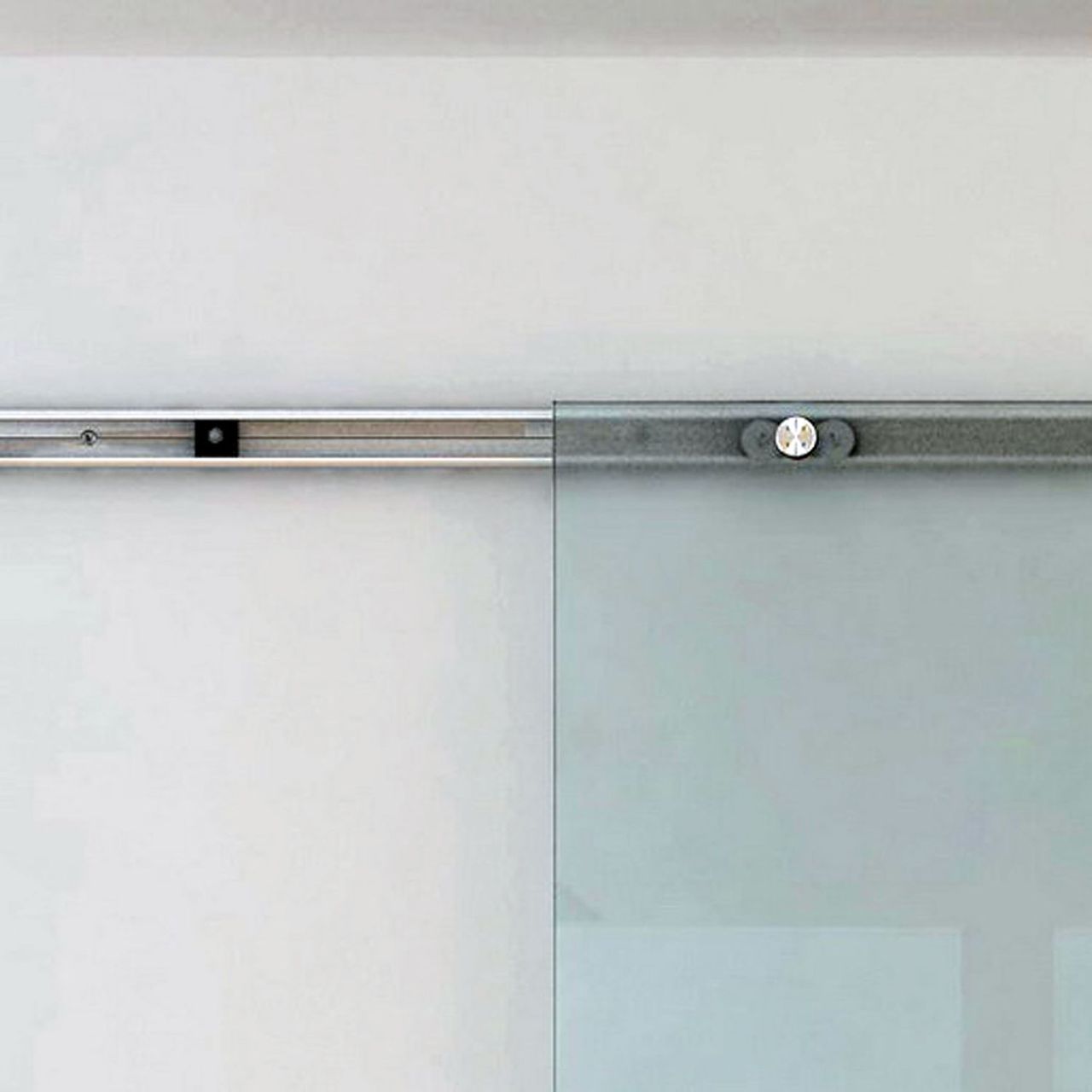 HOMCOM Glasschiebetür Schiebetür Glastür Zimmertür Mattglas 775 / 900 / 1025 x 2050 mm