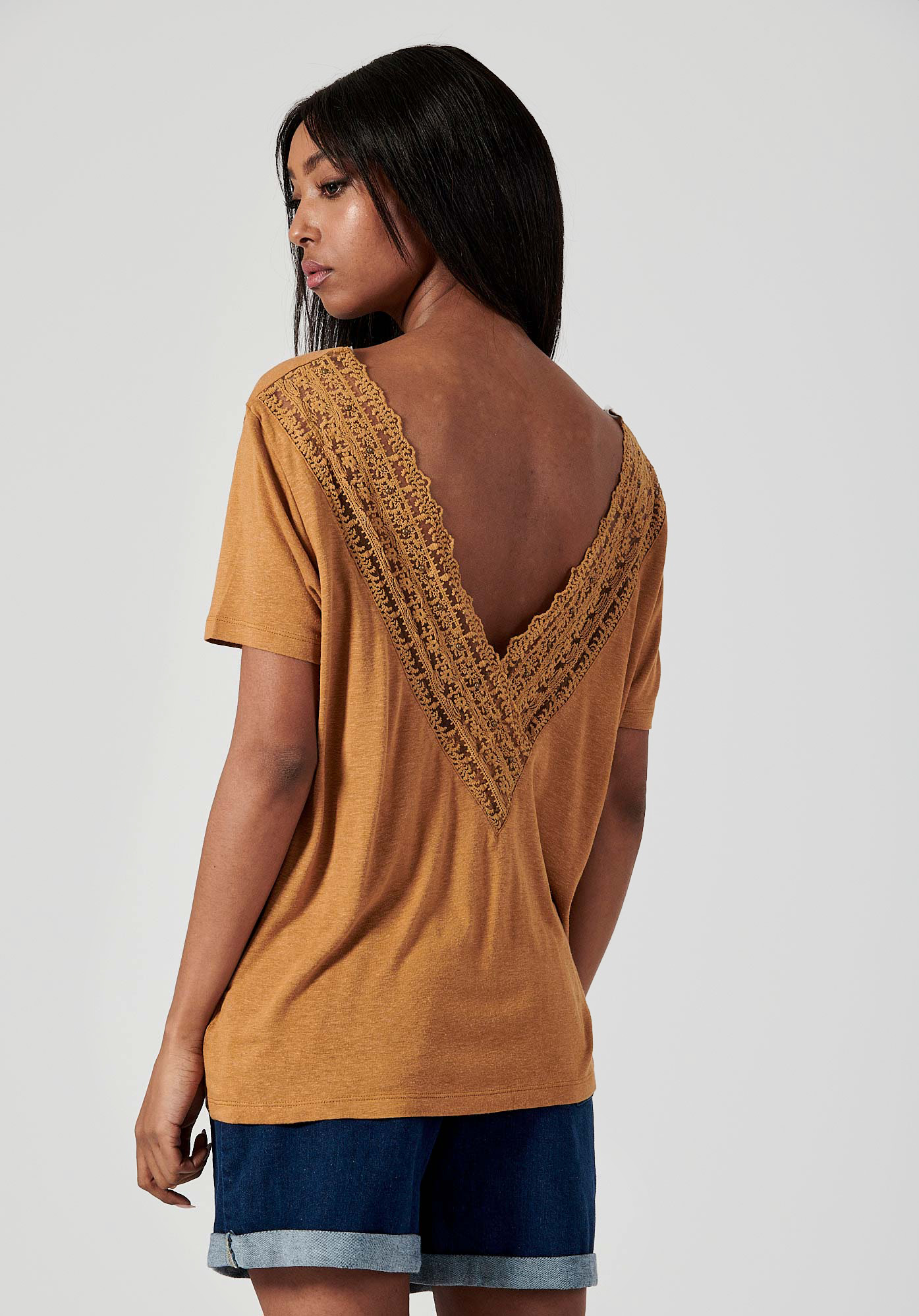 FILIP  T-shirt marron femme