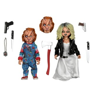 Chucky und seine Braut Clothed Actionfiguren Doppelpack - Chucky & Tiffany