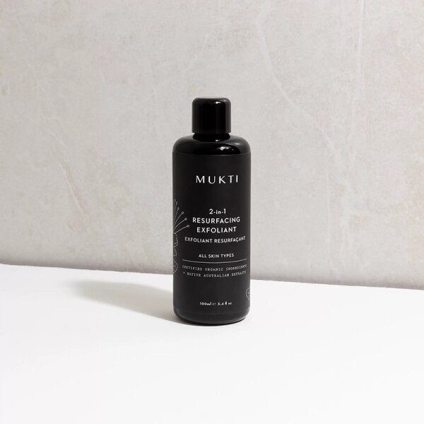 Mukti Organics 2-in-1 Resurfacing Exfoliant Gesichtspeeling