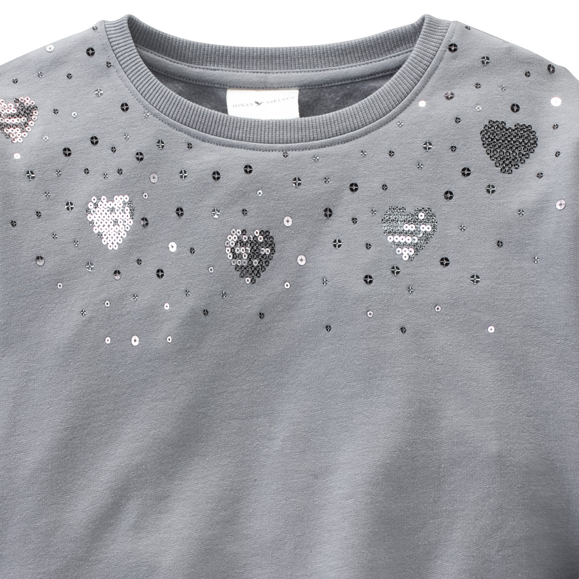 Mädchen Sweatshirt mit Pailletten