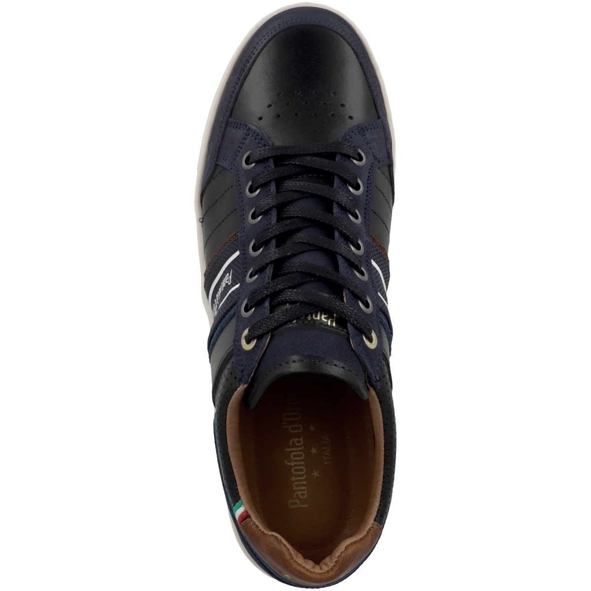 Pantofola d Oro Laceno Uomo Low Sneaker Low blau