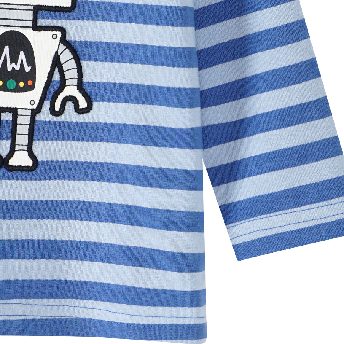 Baby Langarmshirt mit Blockstreifen
