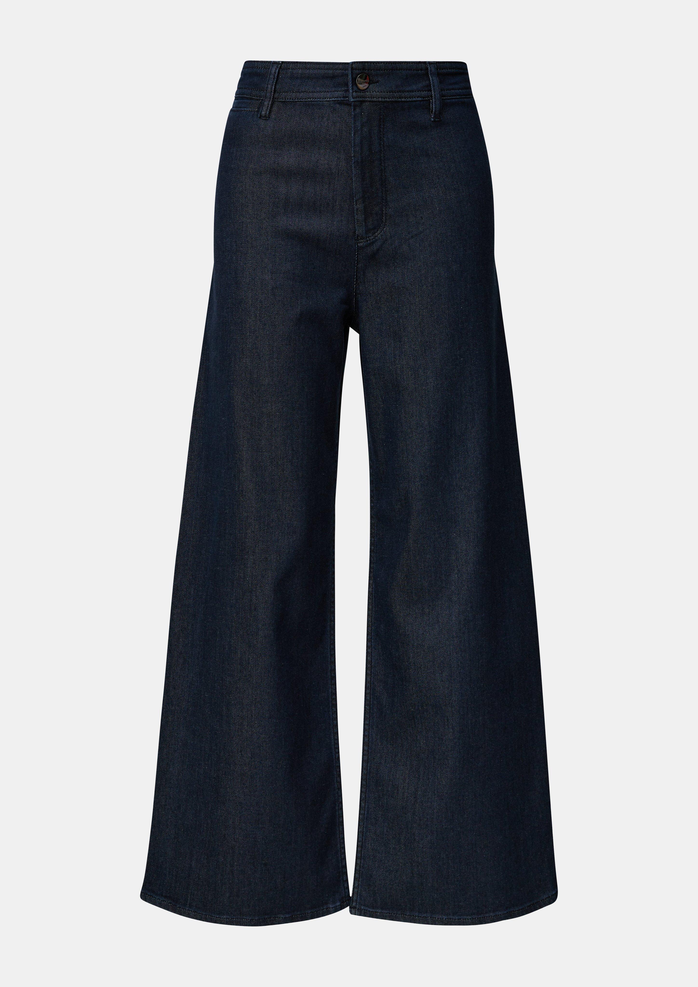 Regular: Jeans mit Cropped leg - blau