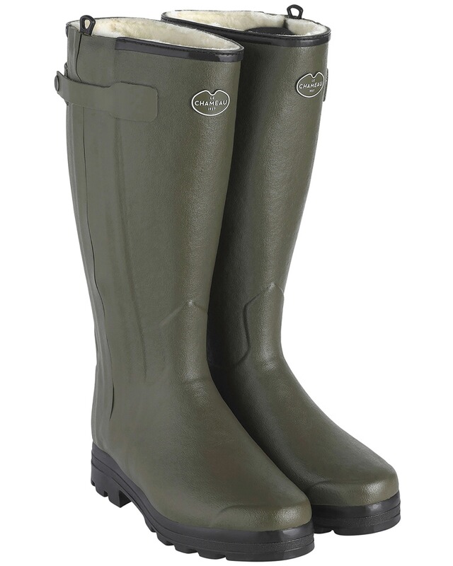 Le Chameau Gummistiefel Chasseur Wool Lined