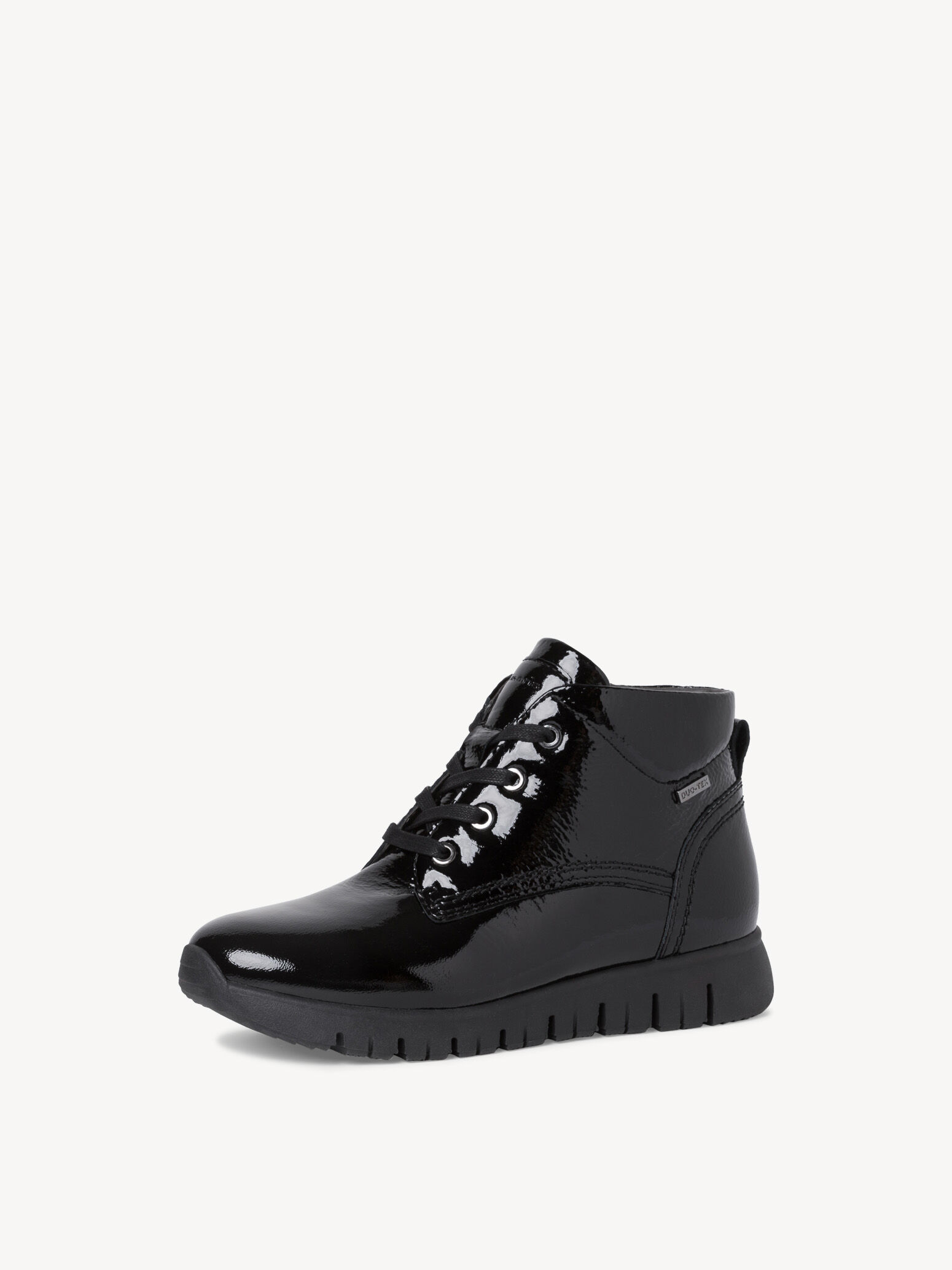 Bottine en cuir - noir