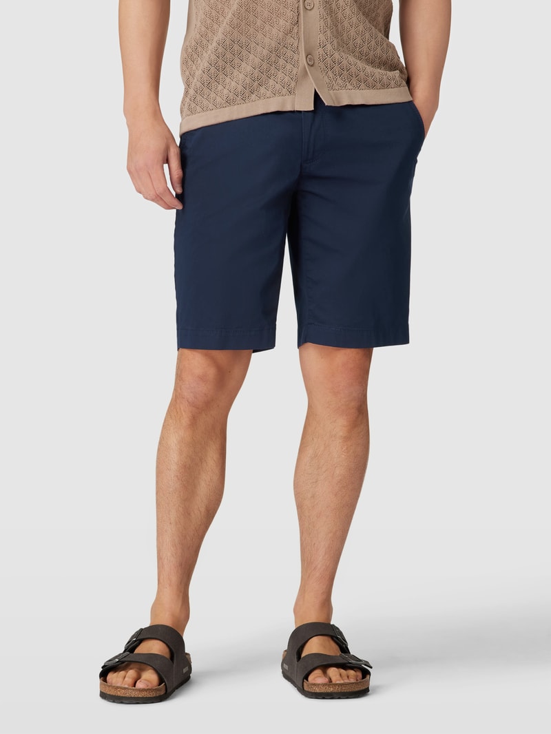 Bermudas mit französischen Eingrifftaschen Modell 'BOZEN' in marineblau