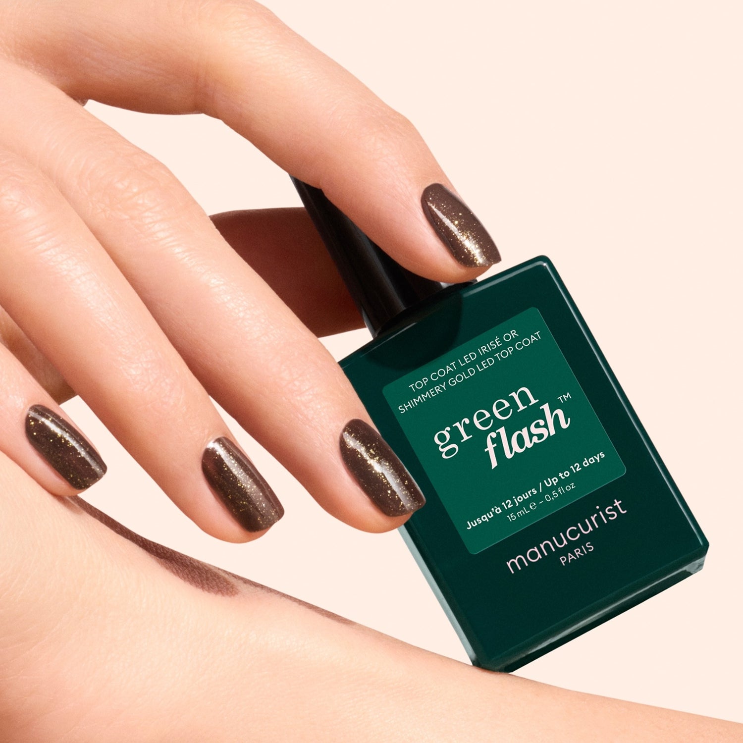 Top Coat com Glitter