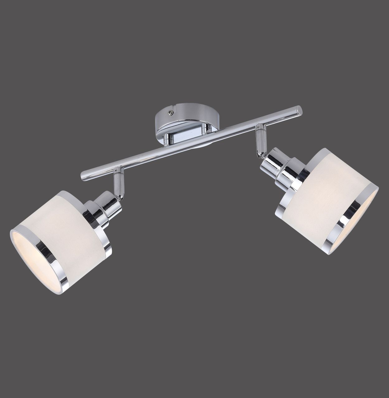 JUST LIGHT LeuchtenDirekt Deckenleuchte ACCOR,  2xE14 max. 25 W, Innenleuchte, IP20, dreh- und schwenkbar