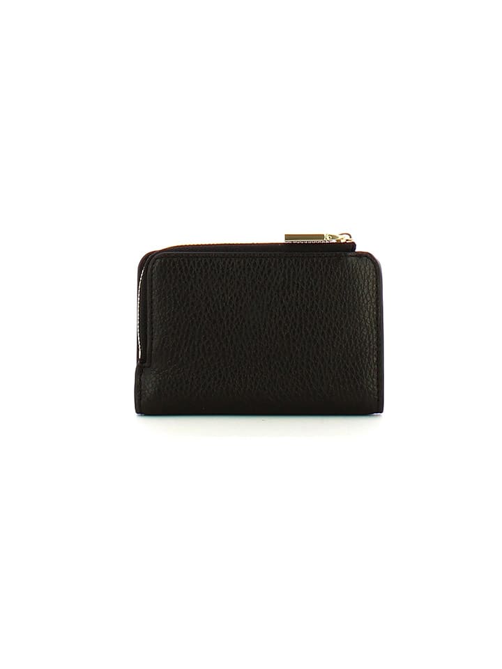 COCCINELLE Leder-Geldbörse in Schwarz - (B)13 x (H)8,5 x (T)4 cm günstig kaufen onesize
