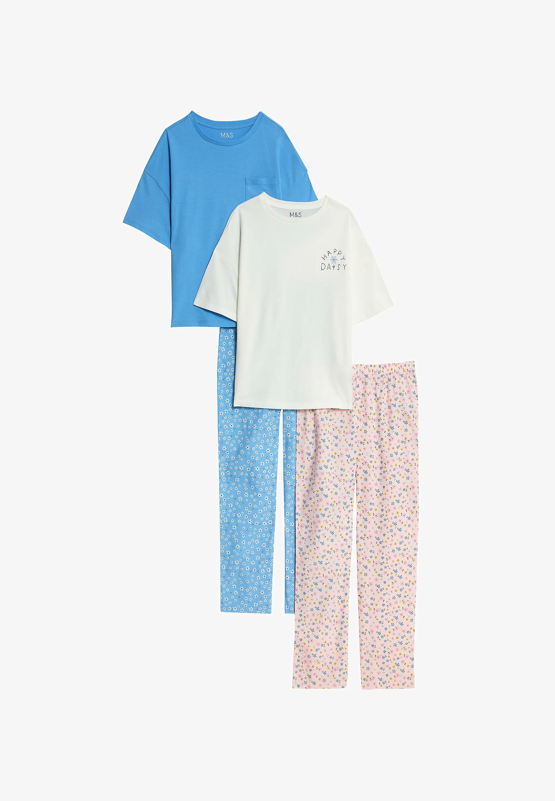 Pijama Marks & Spencer PACK DE 2 CON ESTAMPADO DE MARGARITAS