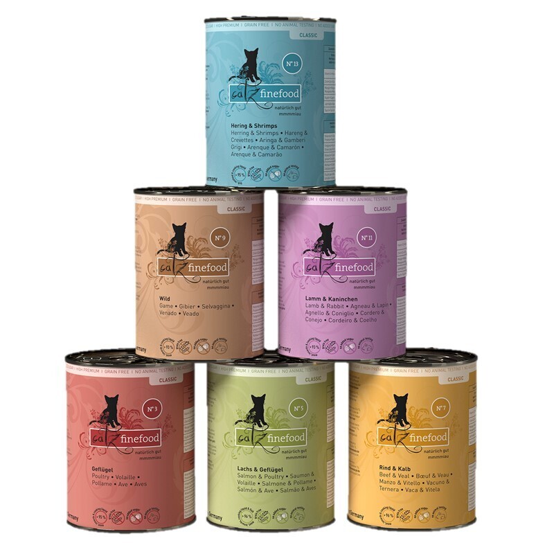 Catz finefood Nassfutter Catz finefood Multipack 6x400g Multipack 1
