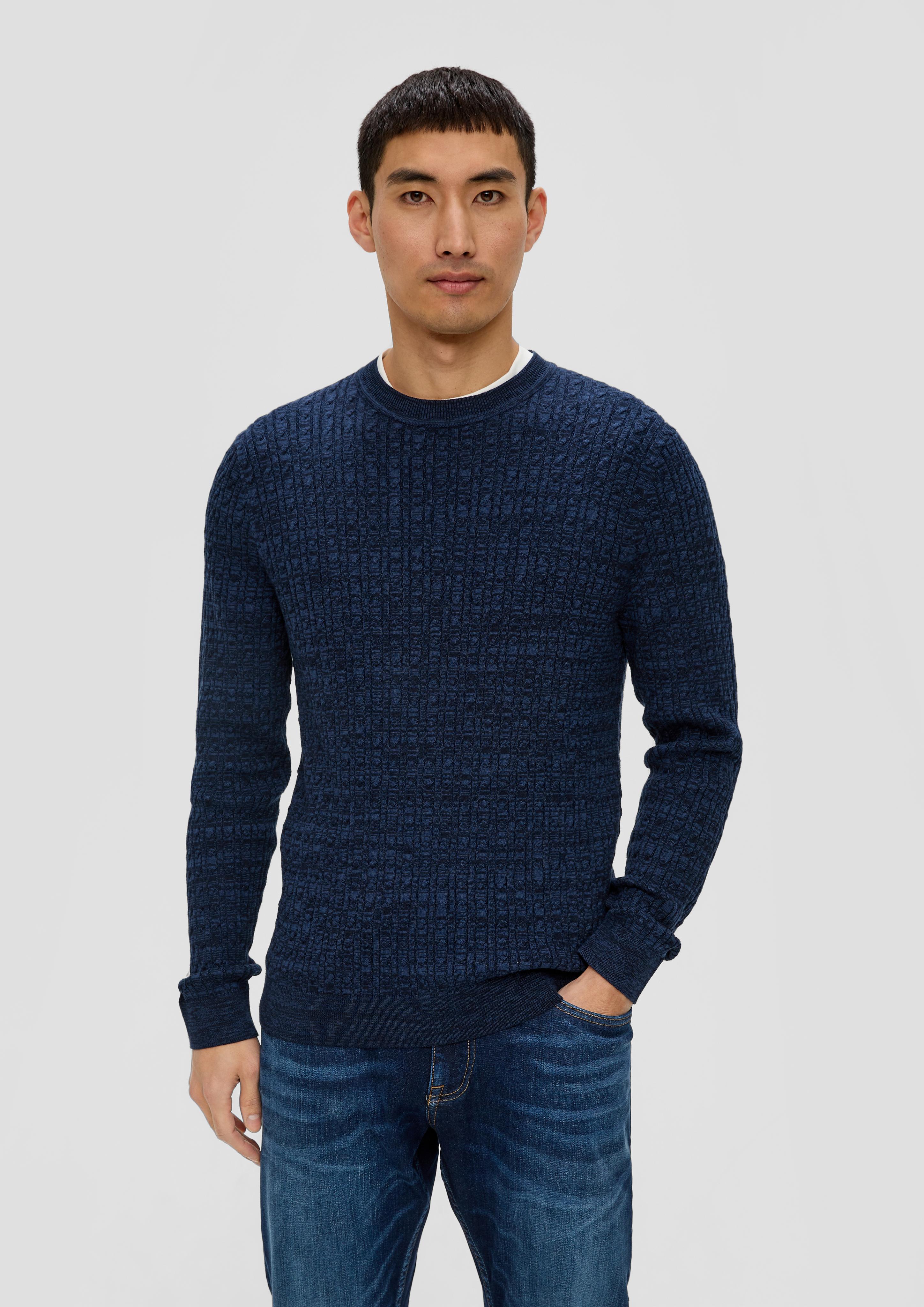Strickpullover mit Zopfmuster  2137431-59X1